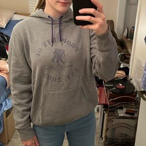 gray under armor hoodie